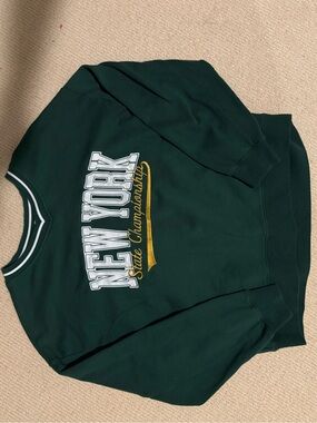 Garage Green Crewneck Sweater